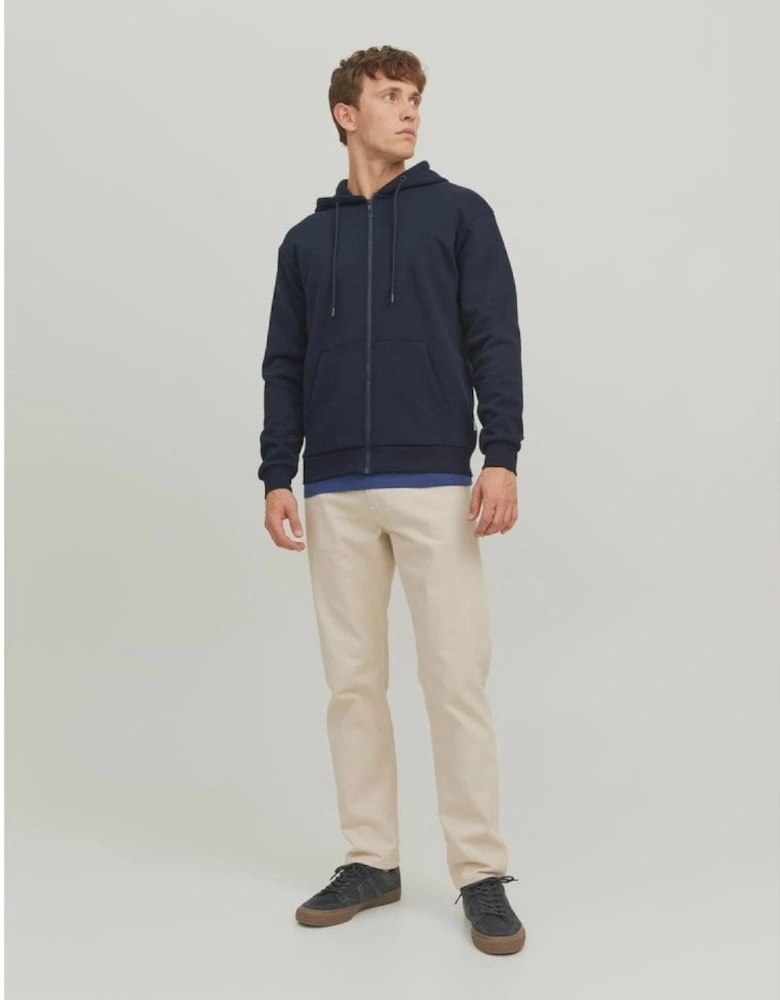 Bradley Full Zip Hoodie - Navy Blue