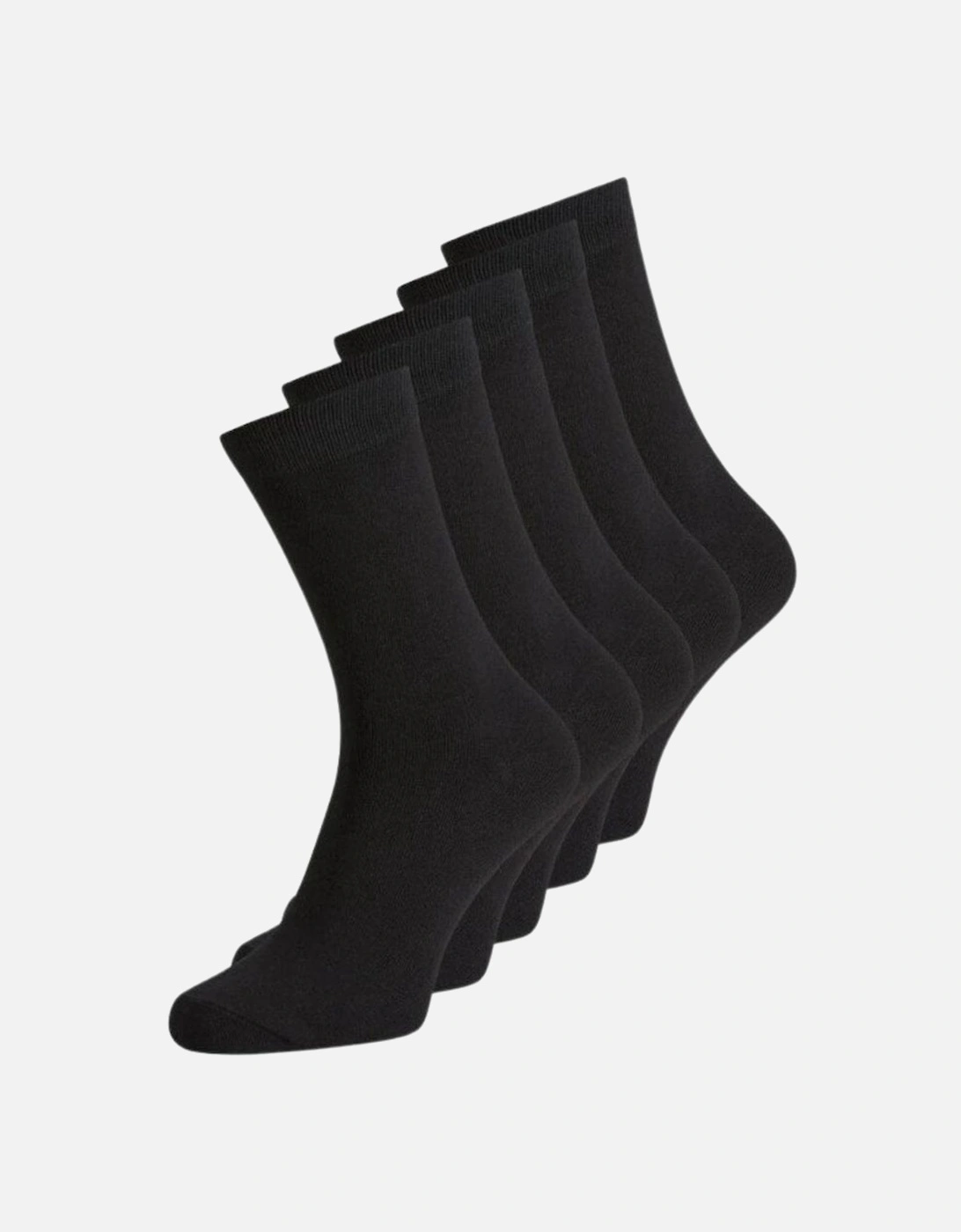 Plain Socks 5 Pack - Dark Navy Blue, 2 of 1