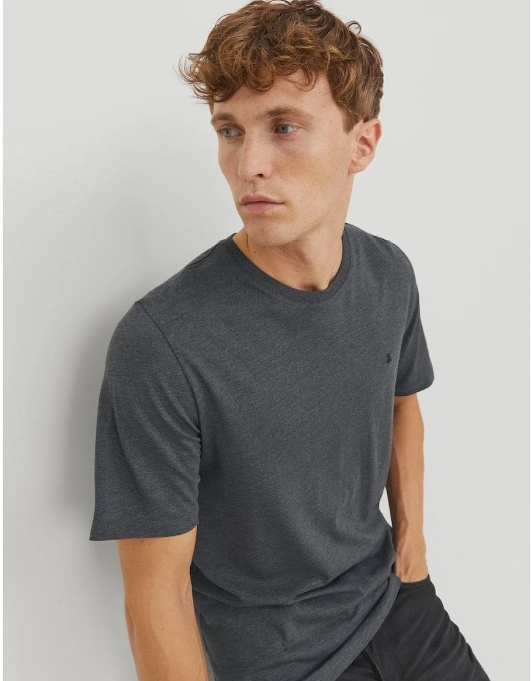 Paulos Crew Neck T-shirt - Dark Grey