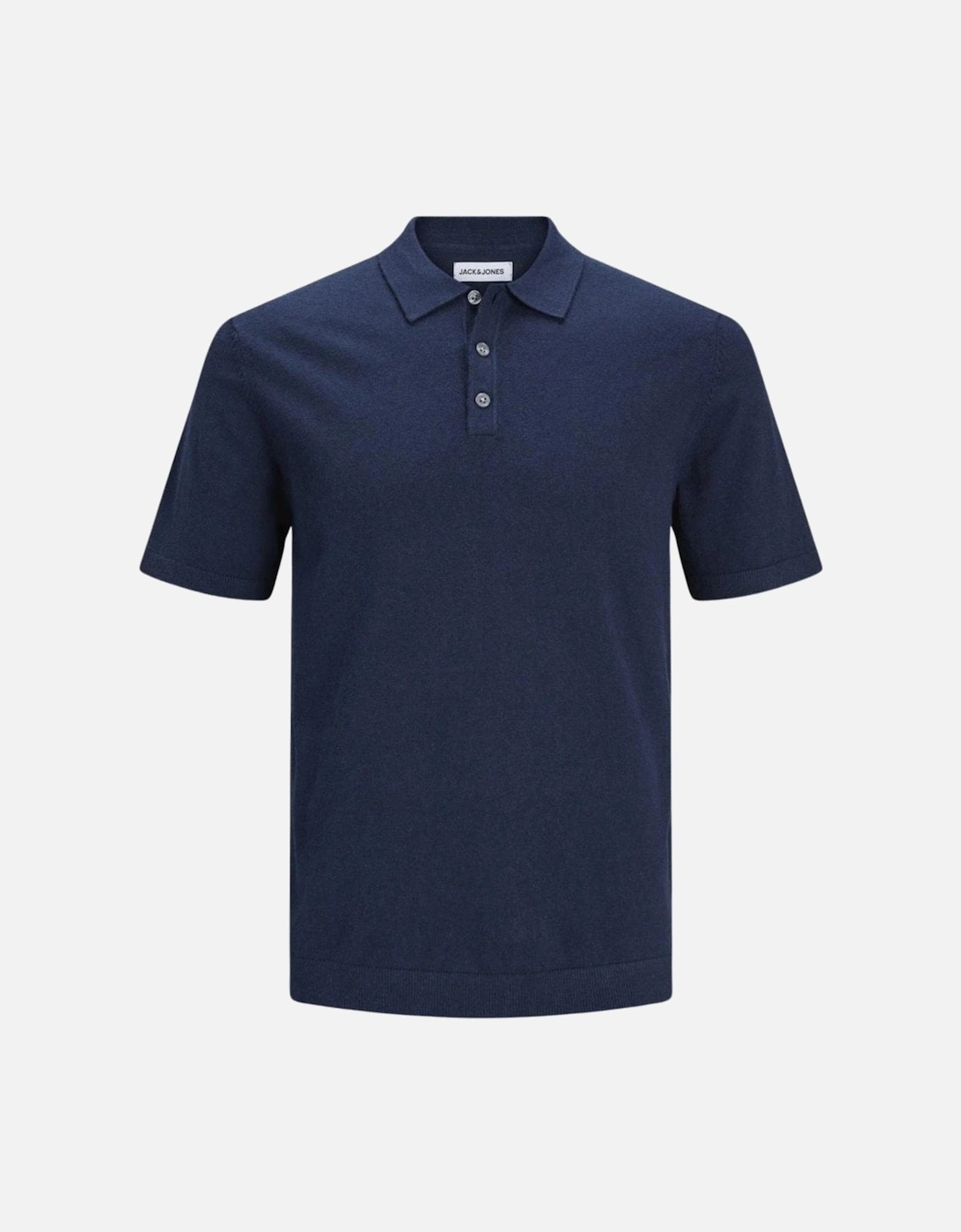 Emil Knitted Polo - Navy Blue, 8 of 7