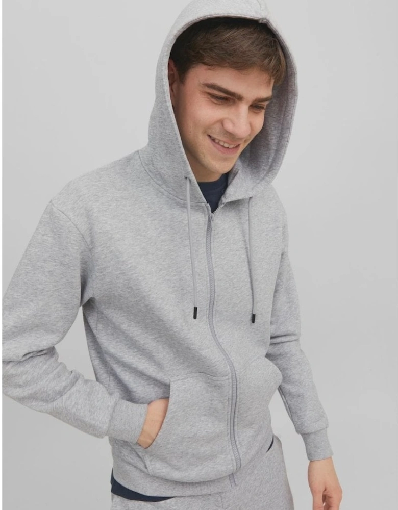 Bradley Full Zip Hoodie - Light Grey