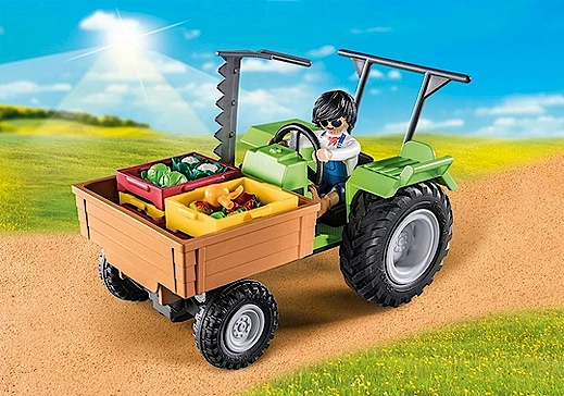 71249 Harvester Tractor With Trailer