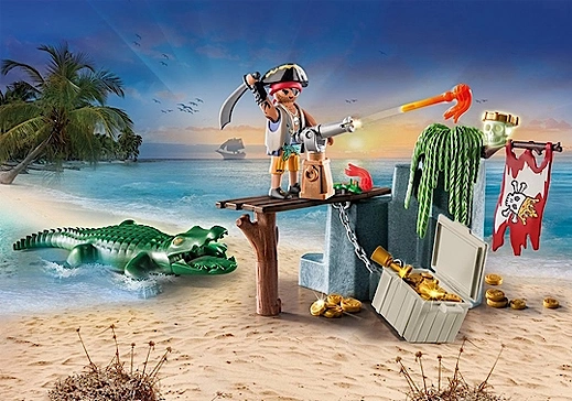 71473 Pirate With alligator