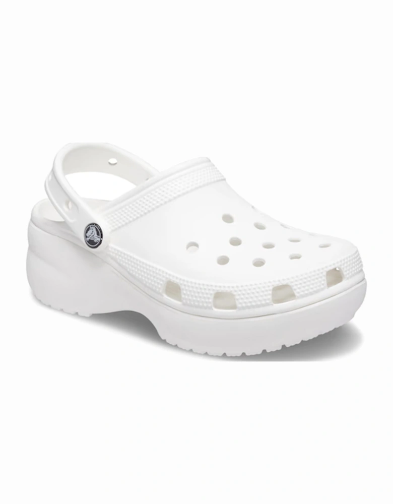 Classic Platform Clog White