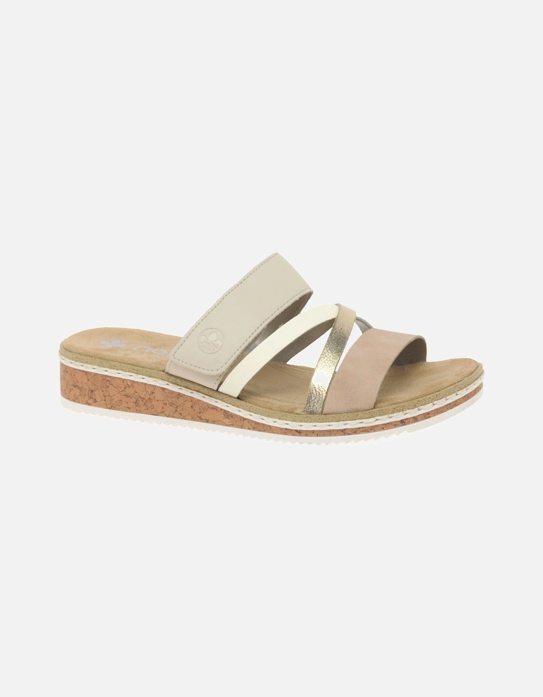 Faye Womens Low Wedge Sandals, 8 of 7