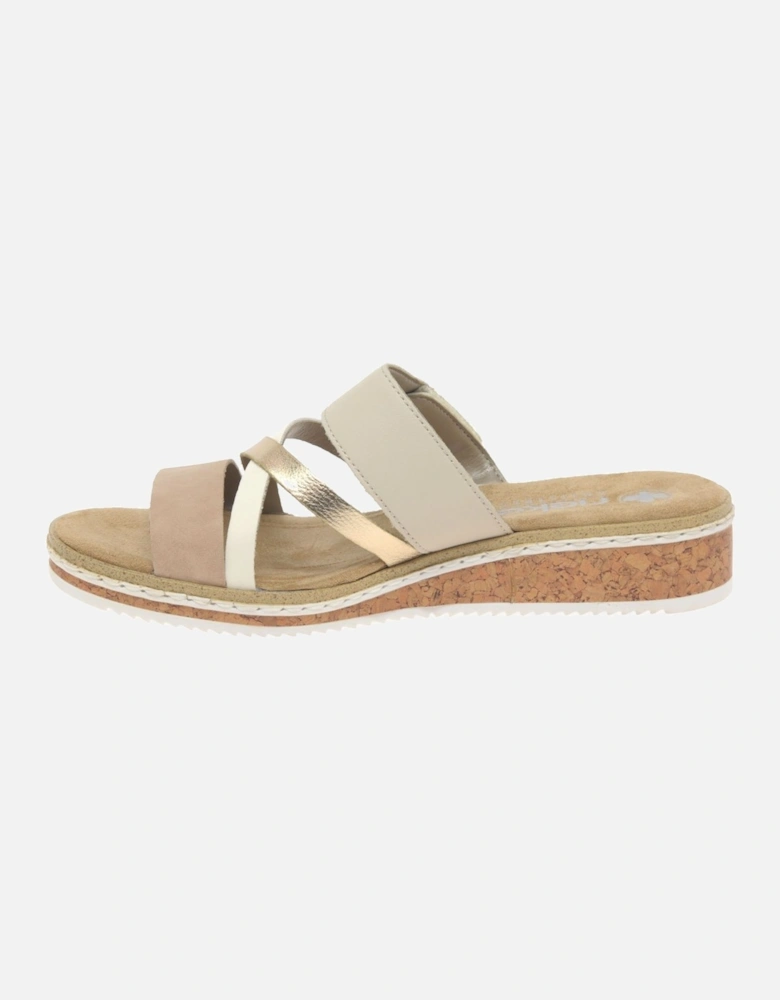 Faye Womens Low Wedge Sandals