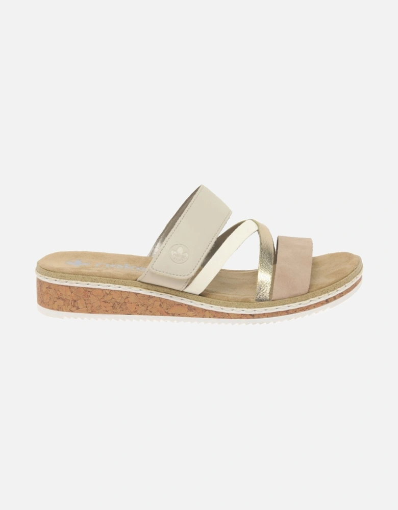 Faye Womens Low Wedge Sandals