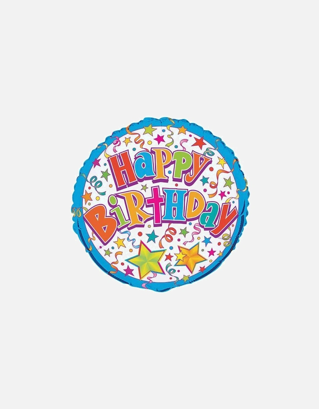 Star Happy Birthday Foil Balloon, 2 of 1