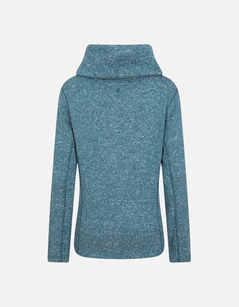 Womens/Ladies Cowl Neck Fleece Top