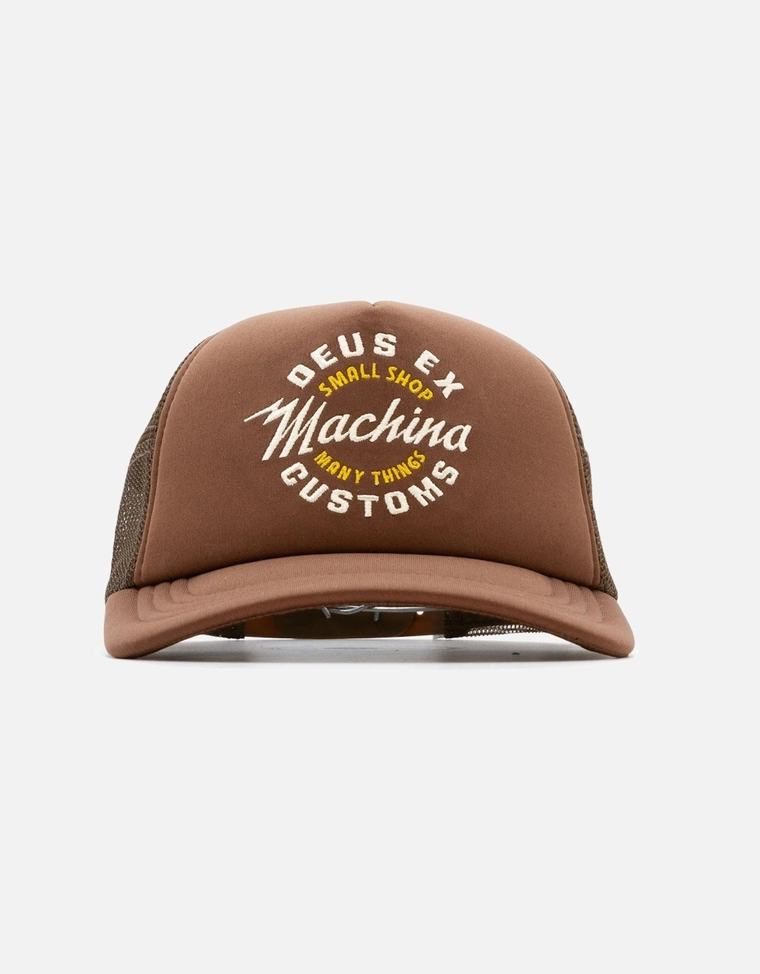 Amped Circle Trucker Cap - Chocolate