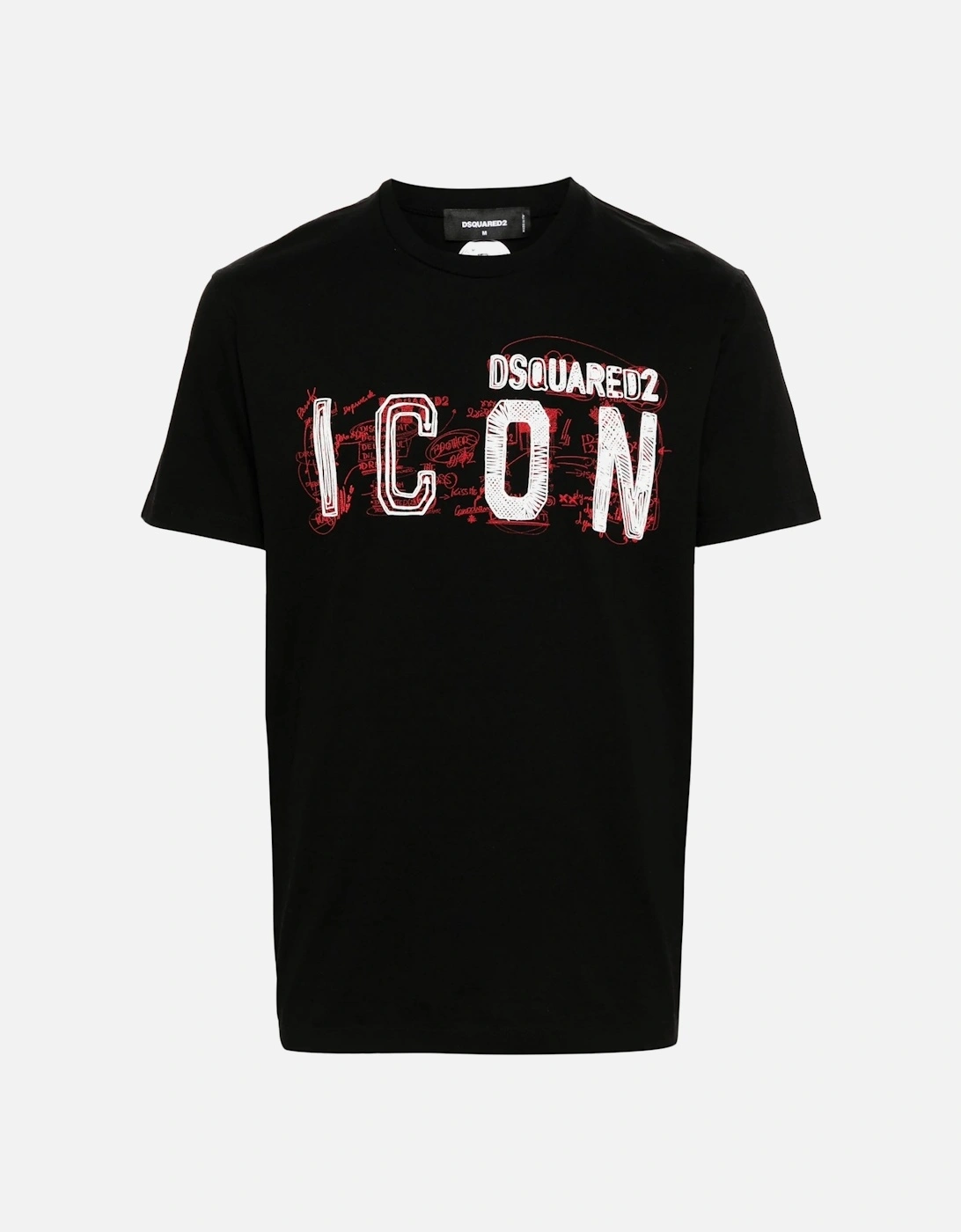 Icon Scribble Cool Fit T-shirt Black, 8 of 7