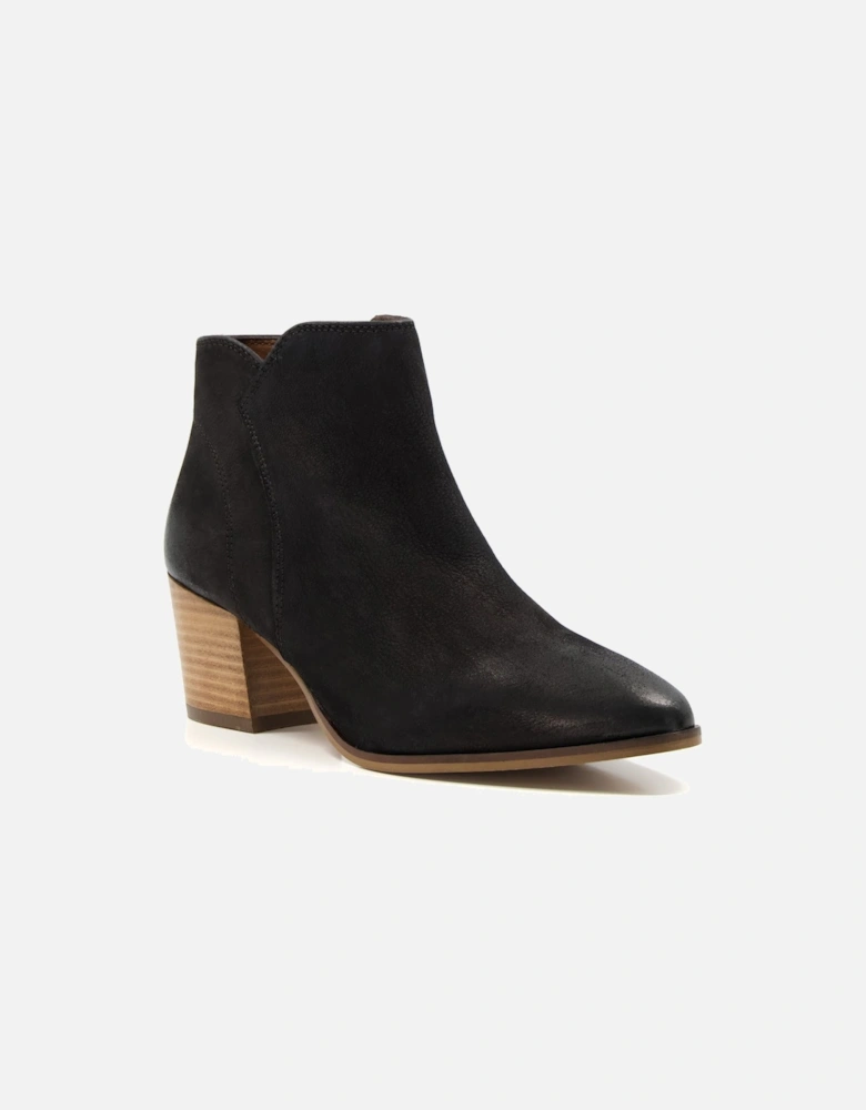 Ladies Parlor - Heeled Suede Ankle Boots