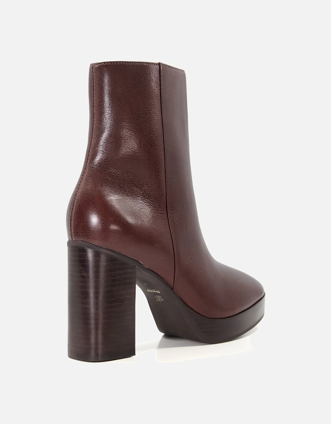 Ladies Pella - Platform Leather Ankle Boots