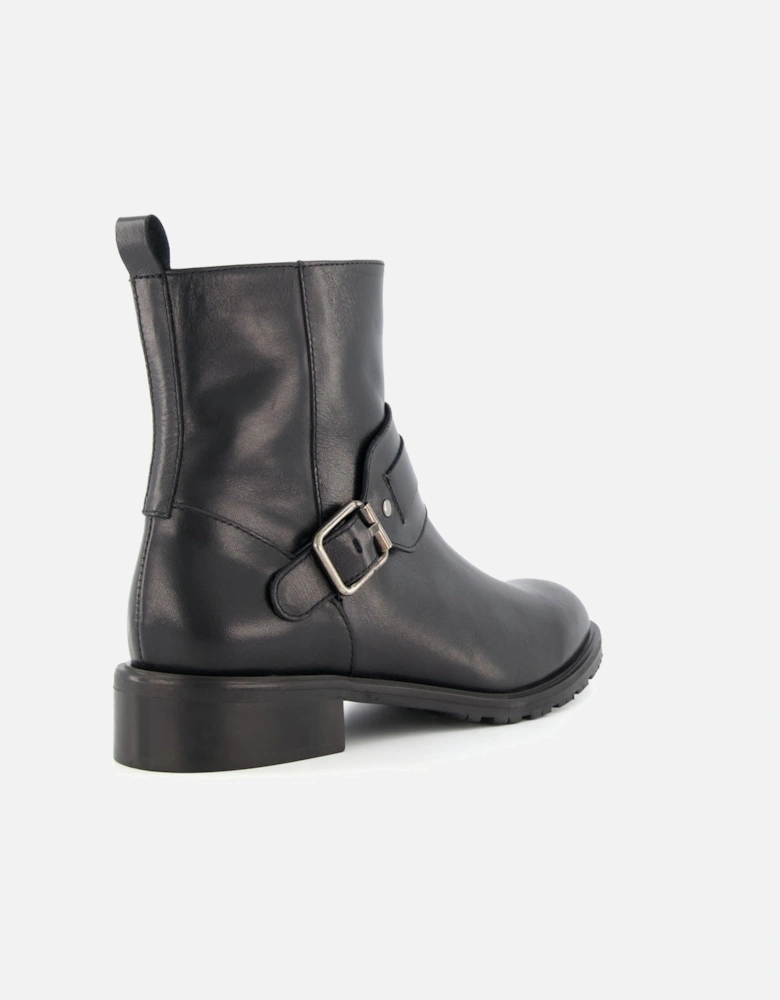 Ladies Peptide - Buckle Detail Ankle Boots