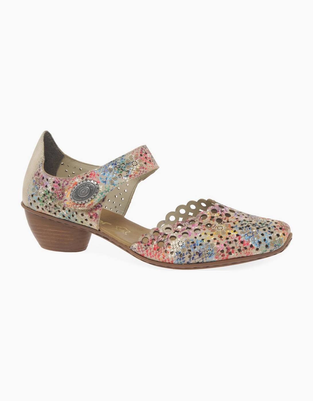Rieker Women's Tan Pia Open Court Shoes - Size: 6.5