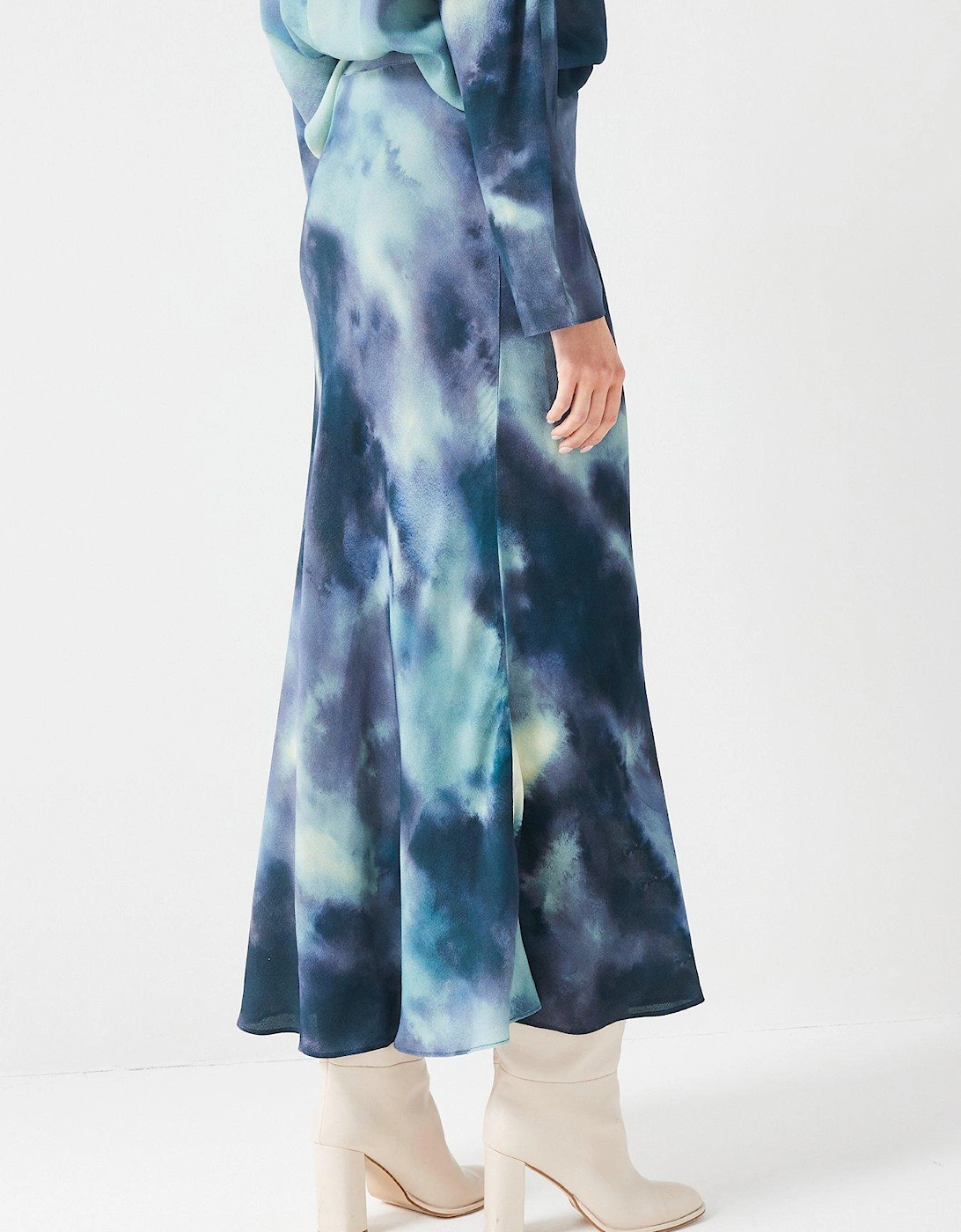 Tie Dye Skirt Co Ord - Navy, 3 of 2