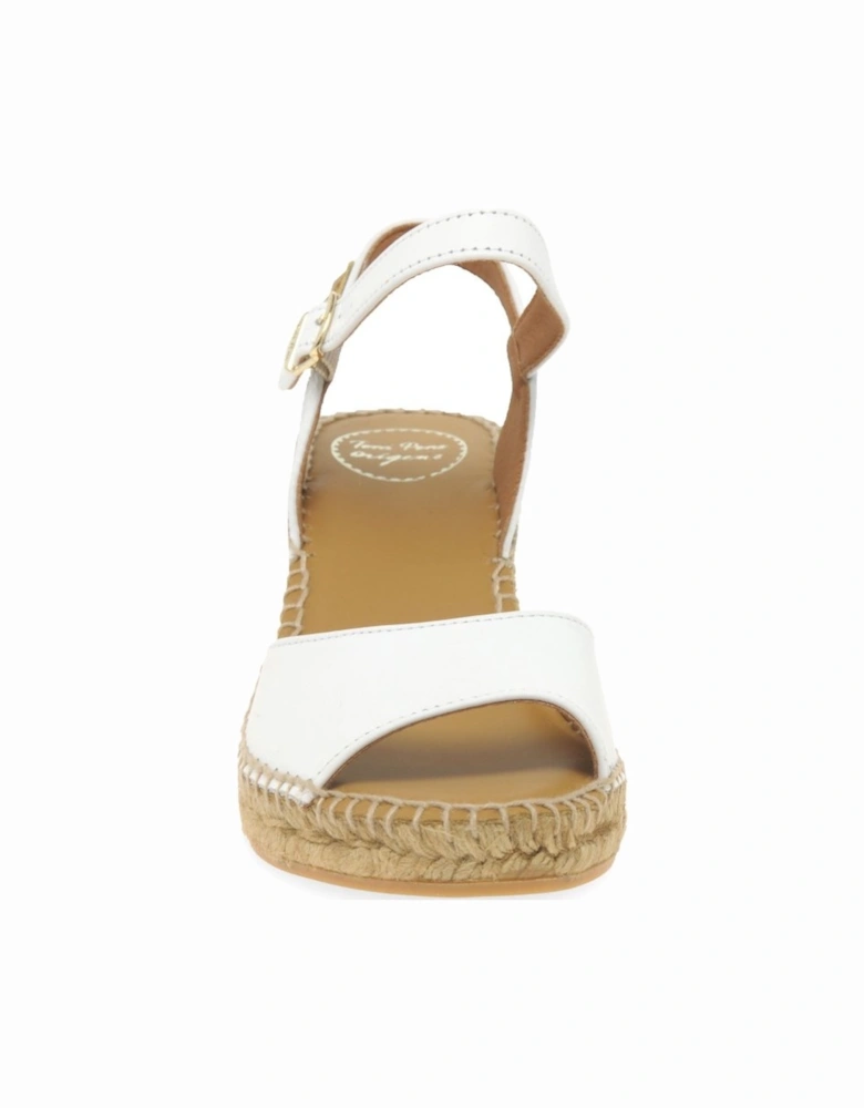 Sia-P Womens Wedge Heel Espadrille Sandals