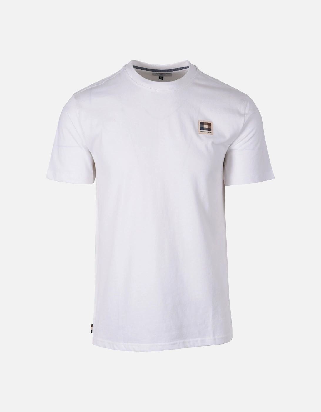 Club Check Patch T-shirt White, 4 of 3