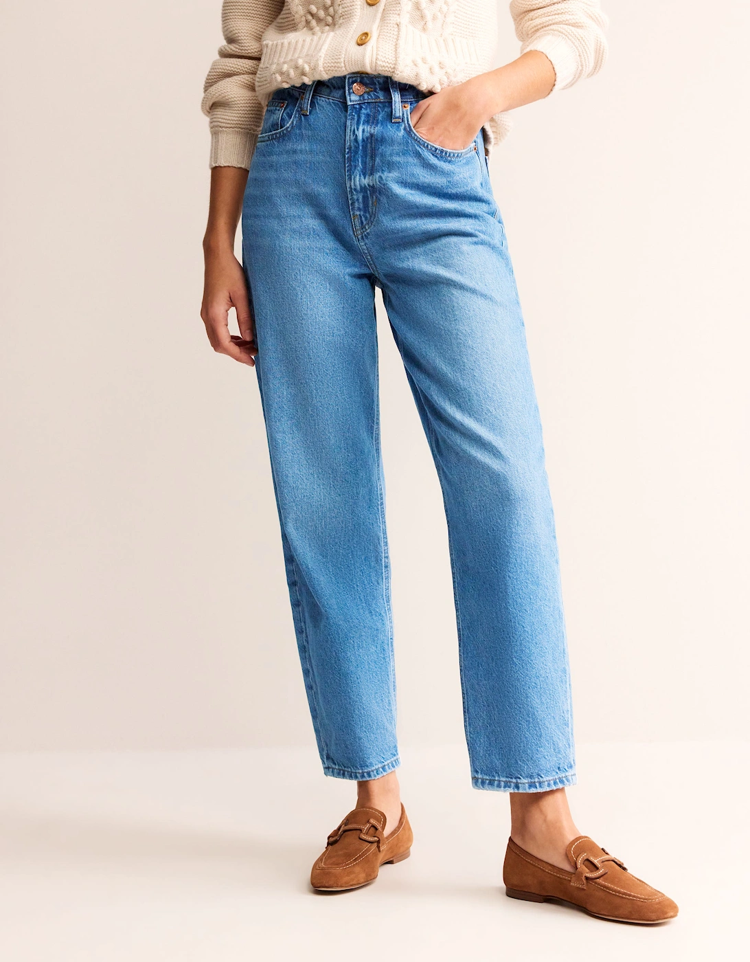 High Rise '90s Tapered Jeans