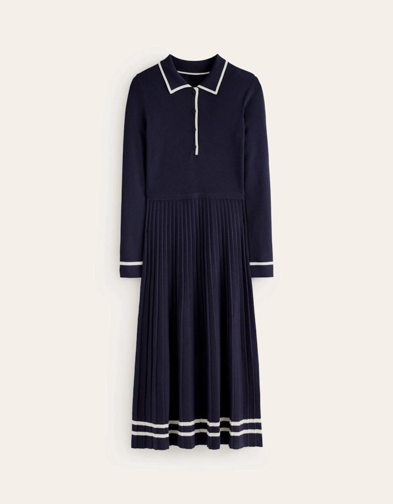 Mollie Pleated Knitted Dress