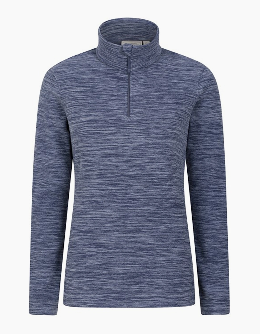 Mountain Warehouse Women's Navy / Snowdon Melange Fleece Top - Size: 18