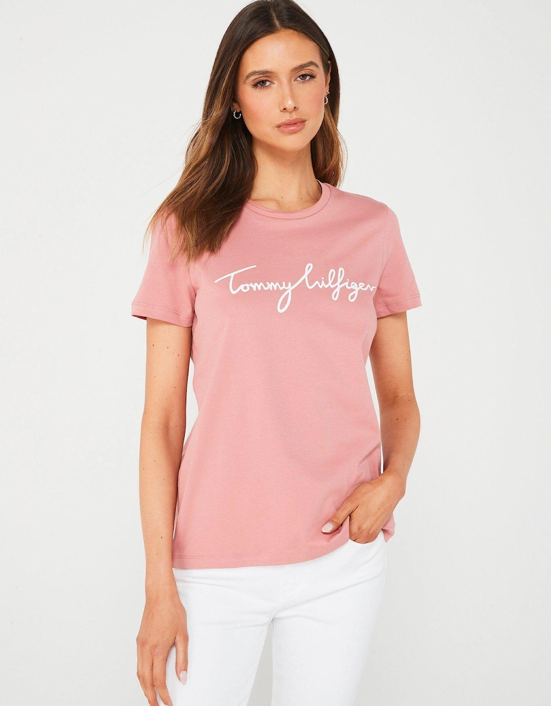 Signature Logo T-Shirt - Pink, 3 of 2