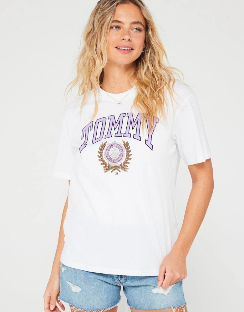 Varsity Logo T-Shirt - White