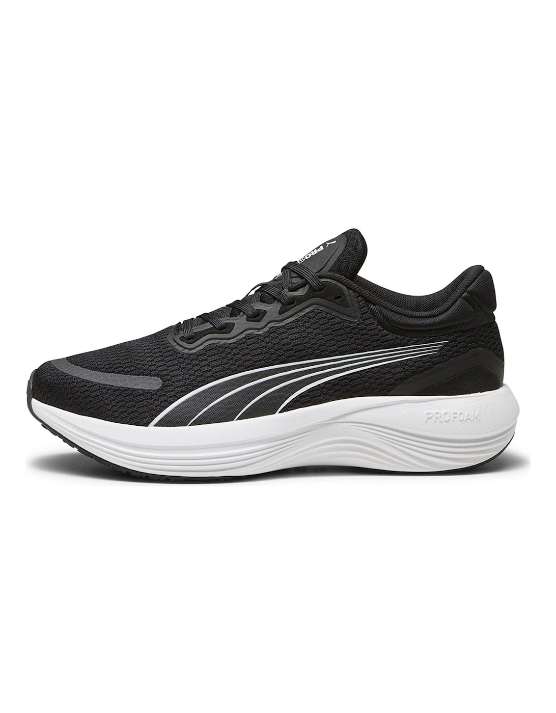 Womens Running Scend Pro - Black/White, 8 of 7