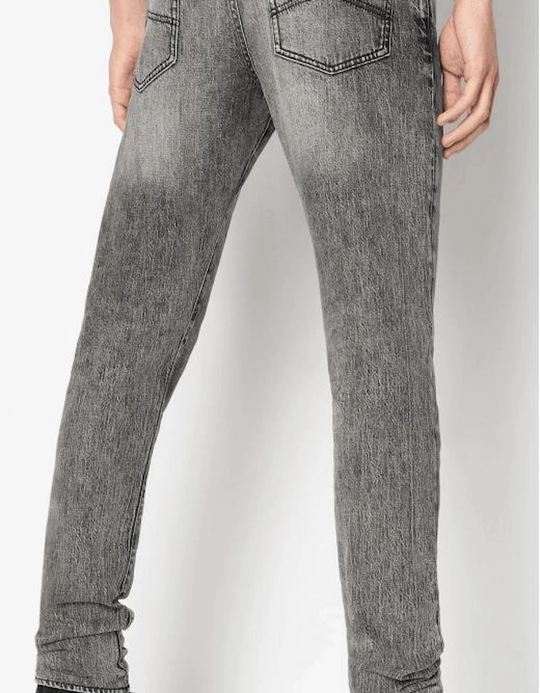 J10 Cotton Slim Fit Grey Jeans