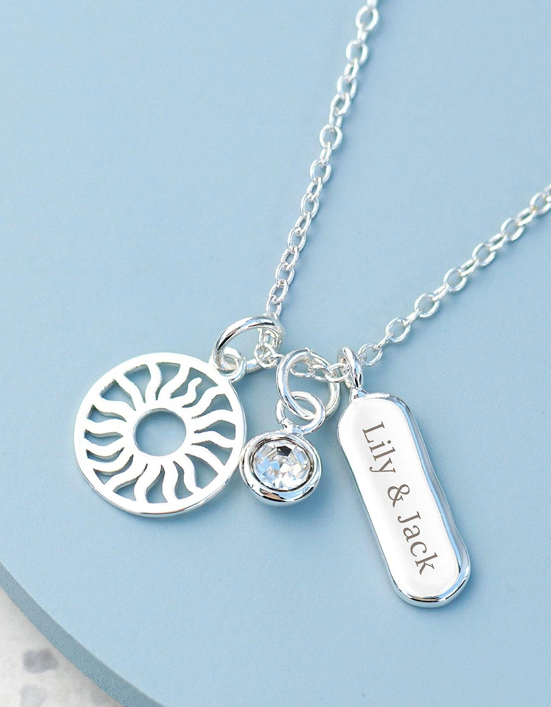 Personalised Eternal Sun Charms Necklace, 2 of 1