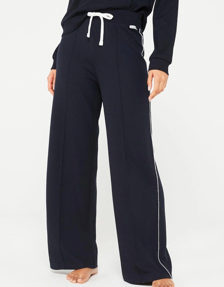 Monotype Ribbed Pants - Navy