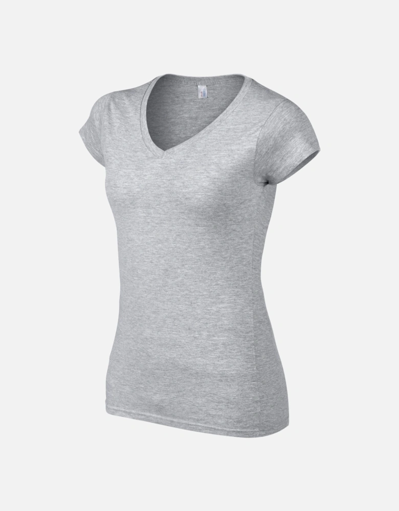 Womens/Ladies Softstyle V Neck T-Shirt