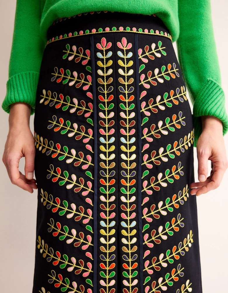 Embroidered Icon Skirt