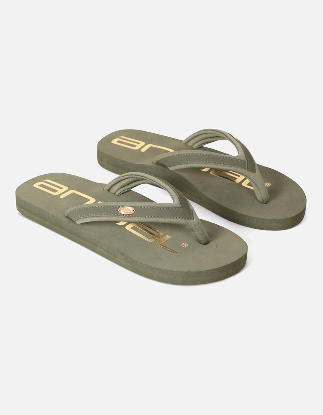 Womens/Ladies Swish Recycled Flip Flops, 5 of 4