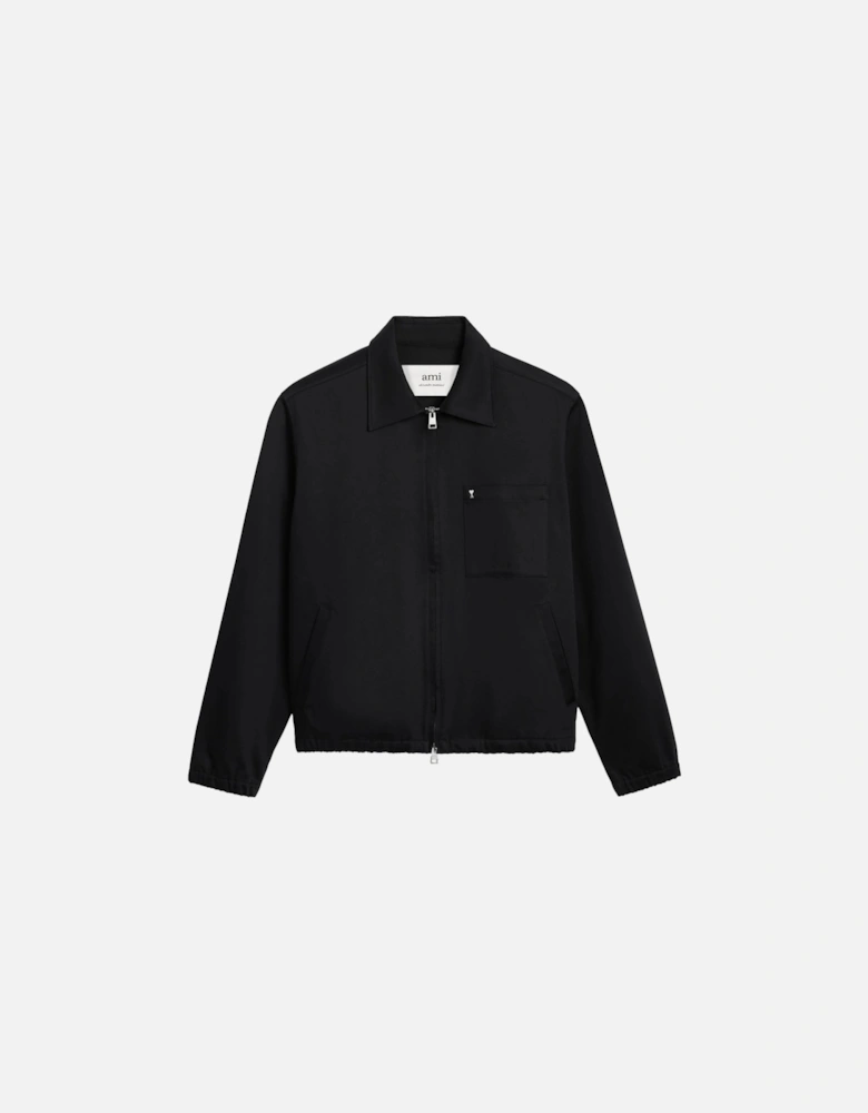 ADC Cotton Zipped Jacket Black