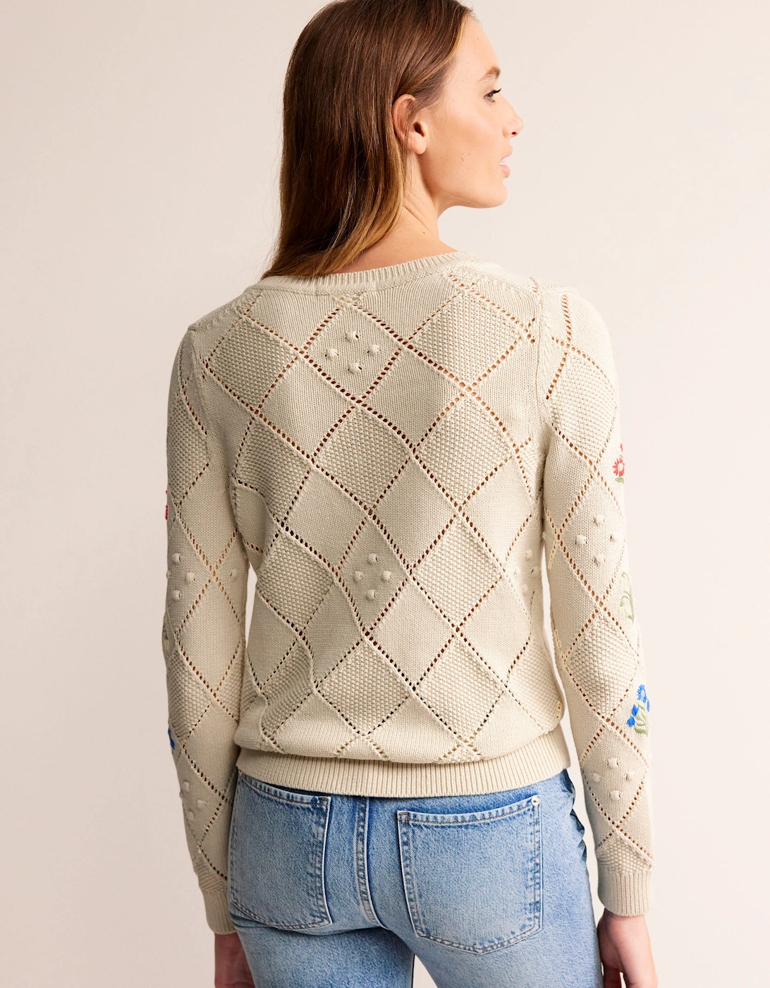 Cotton Embroidered Cardigan