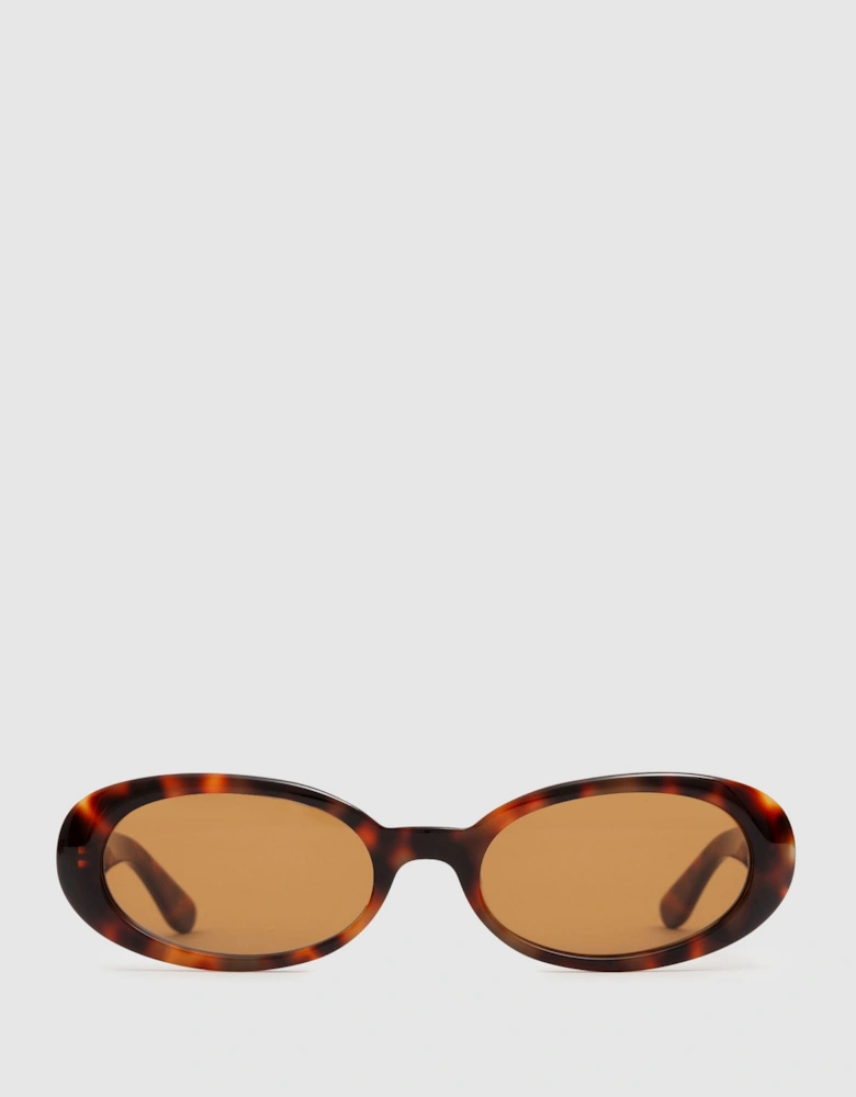DMY Studios Oval Tortoiseshell Sunglasses