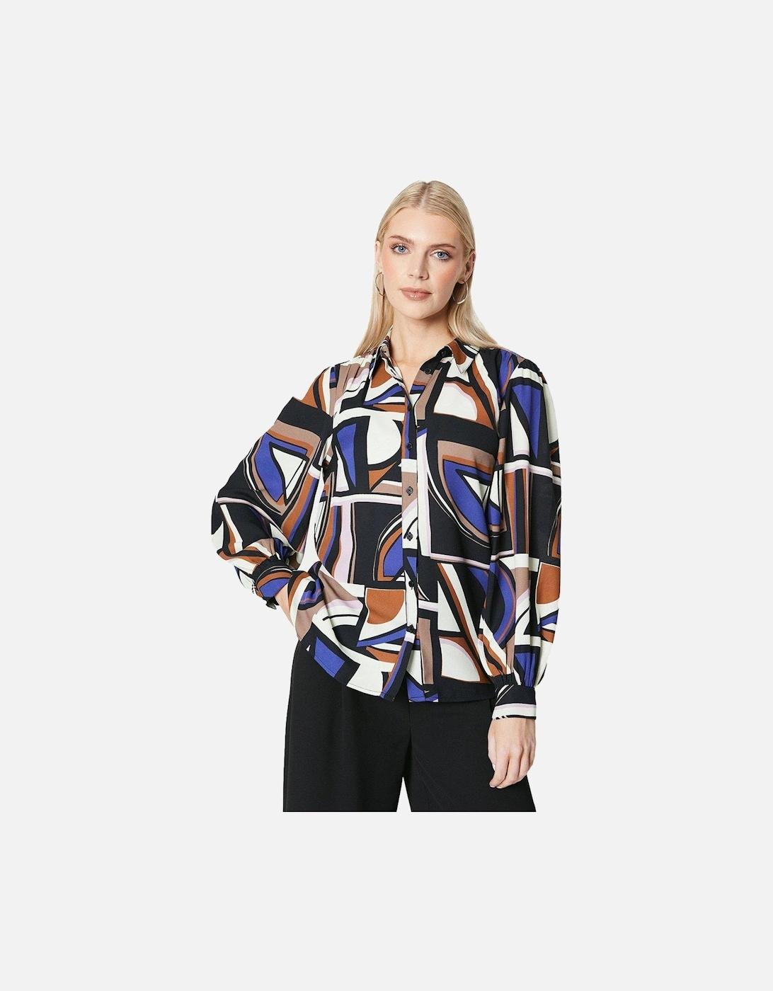 Womens/Ladies Abstract Shirt, 5 of 4