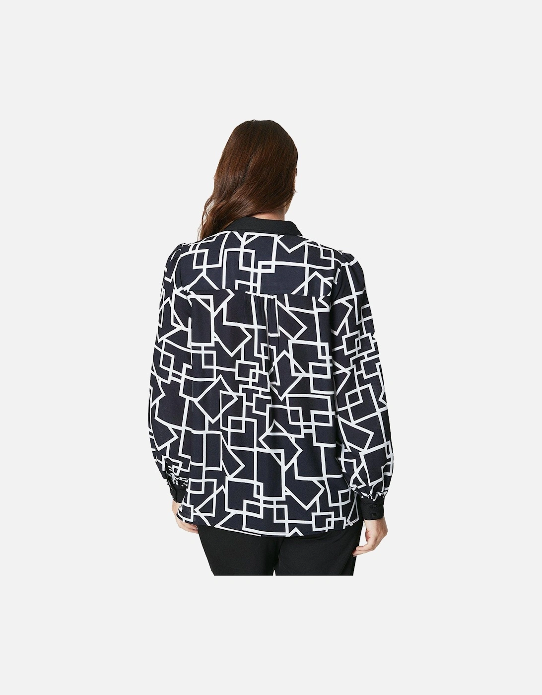 Womens/Ladies Geometric Shirt