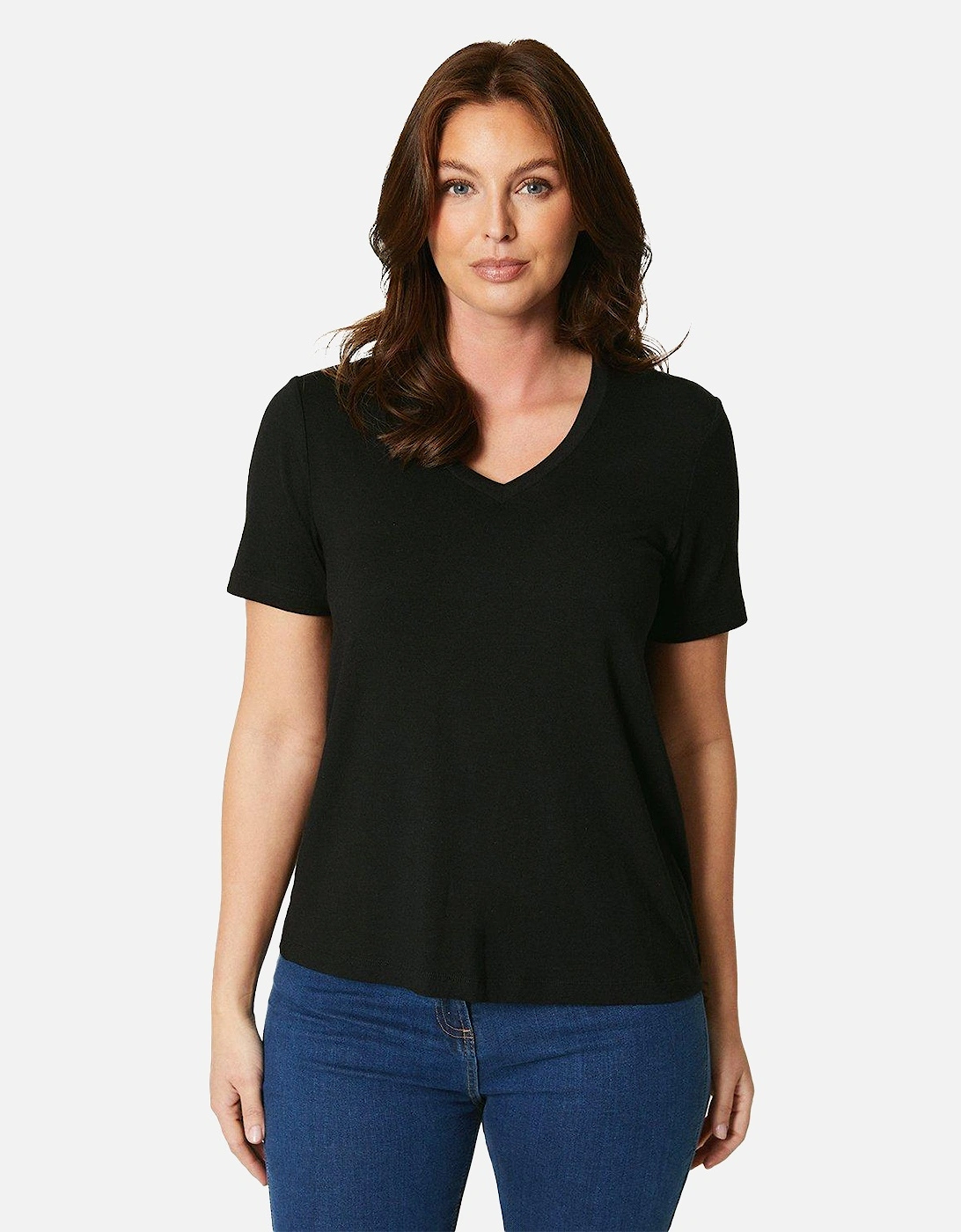 Womens/Ladies Modal V Neck T-Shirt, 6 of 5