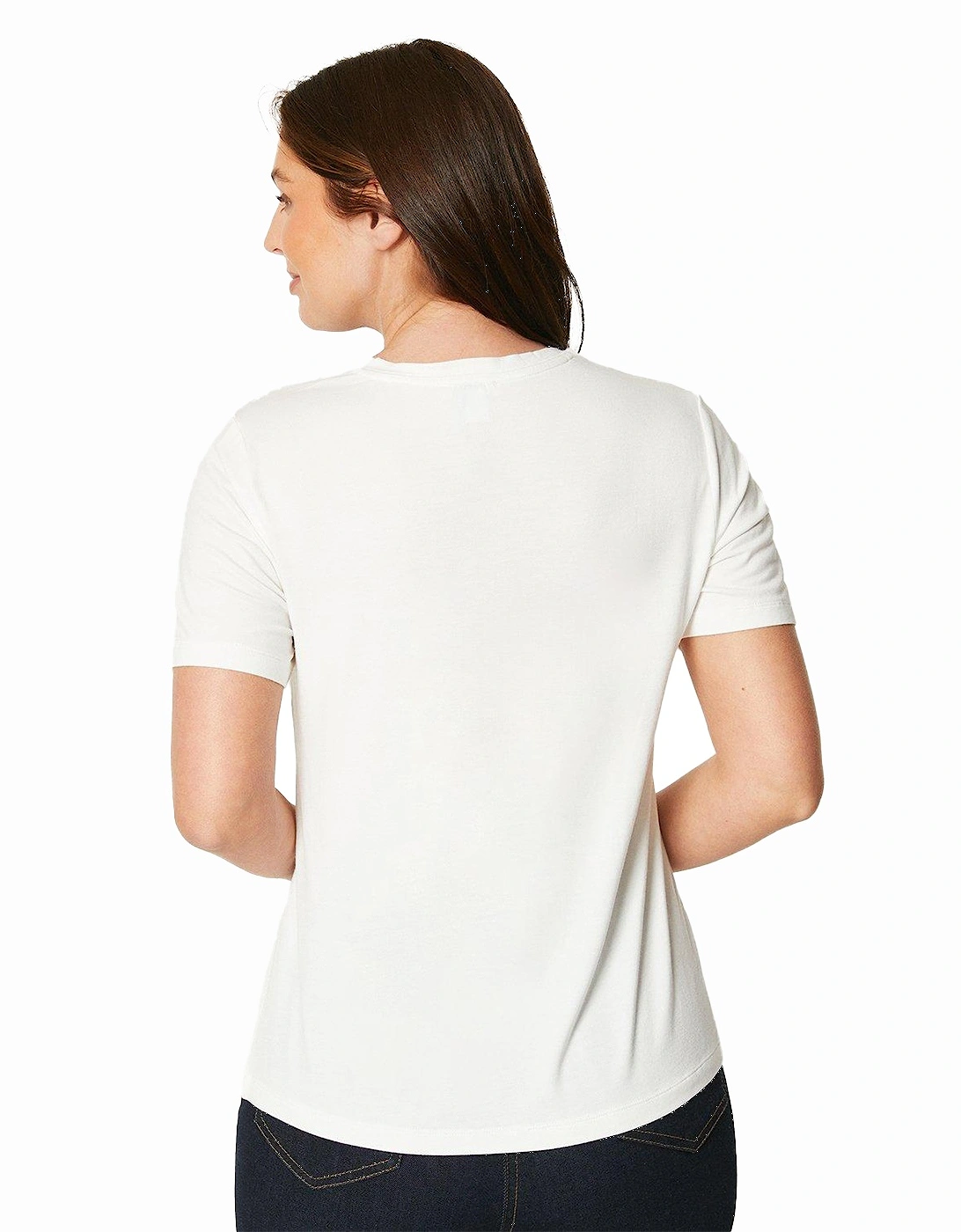Womens/Ladies Modal V Neck T-Shirt