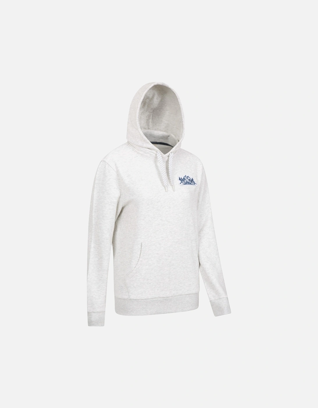 Womens/Ladies Badge Hoodie