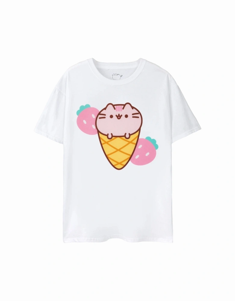 Womens/Ladies Ice Cream T-Shirt