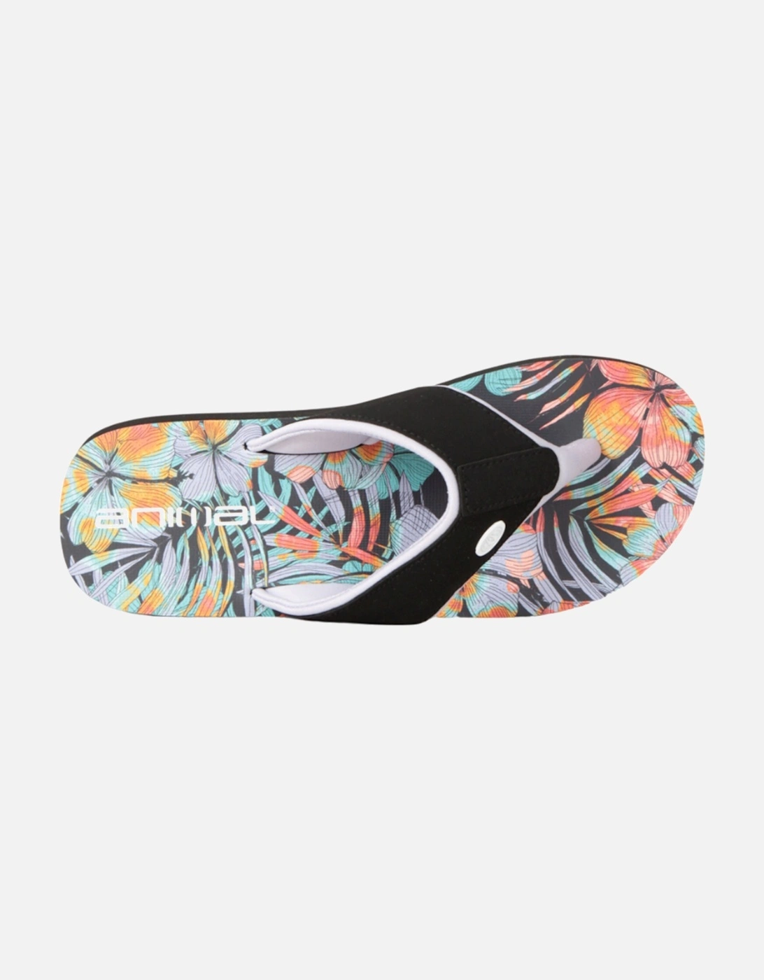 Womens/Ladies Swish Tropical Floral Recycled Flip Flops