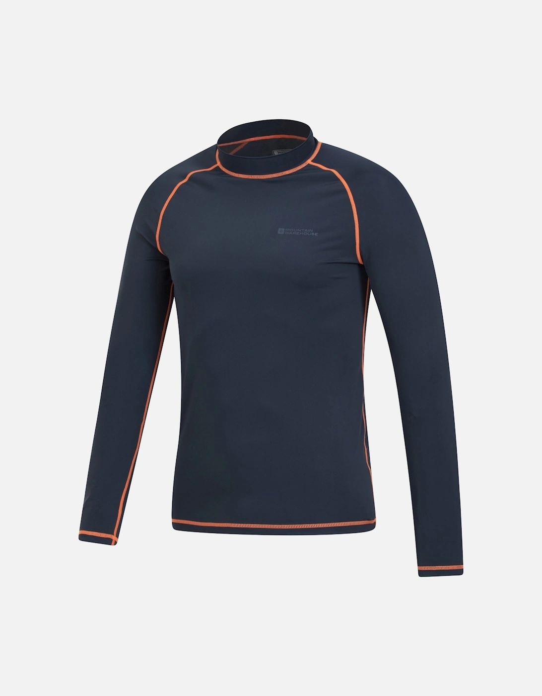Mountain Warehouse Men's Navy Long-Sleeved Rash Guard L