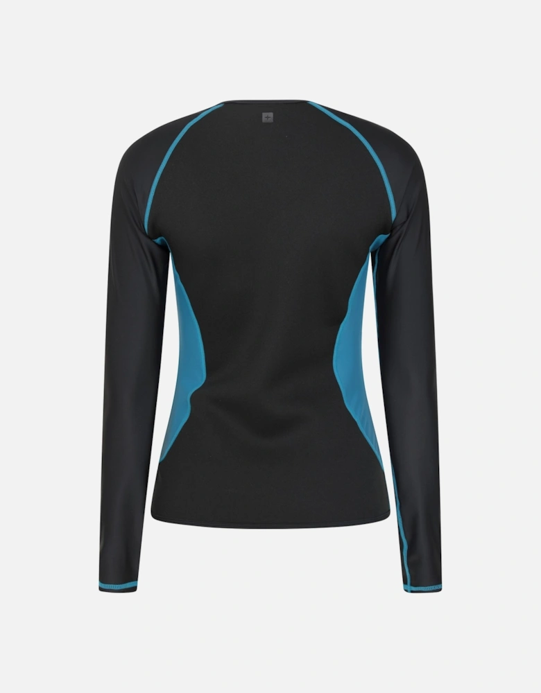 Womens/Ladies Fistral Contrast Detail Rash Top