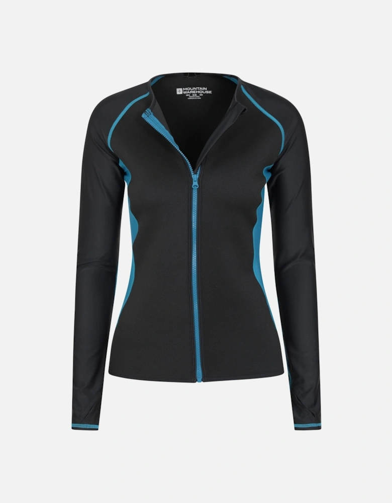 Womens/Ladies Fistral Contrast Detail Rash Top