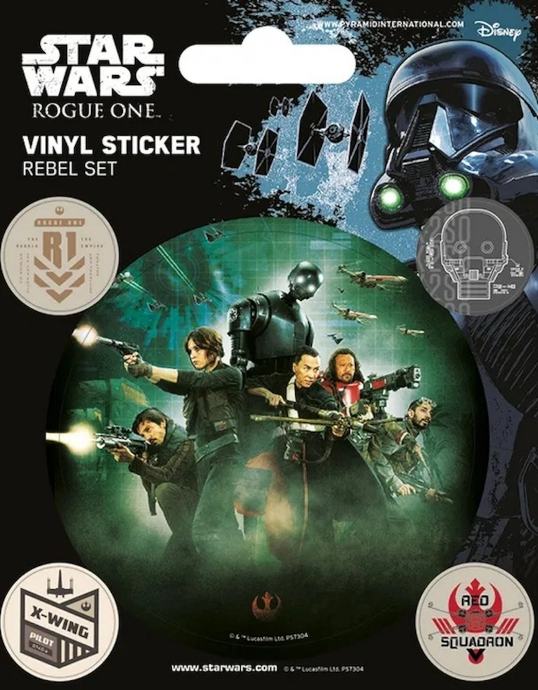 Star Wars: Rogue One Rebel Stickers (Pack of 5)