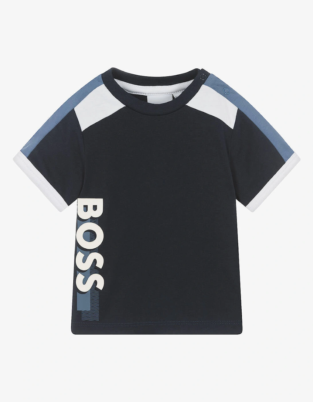 BABY BOYS NAVY BLUE T SHIRT, 3 of 2