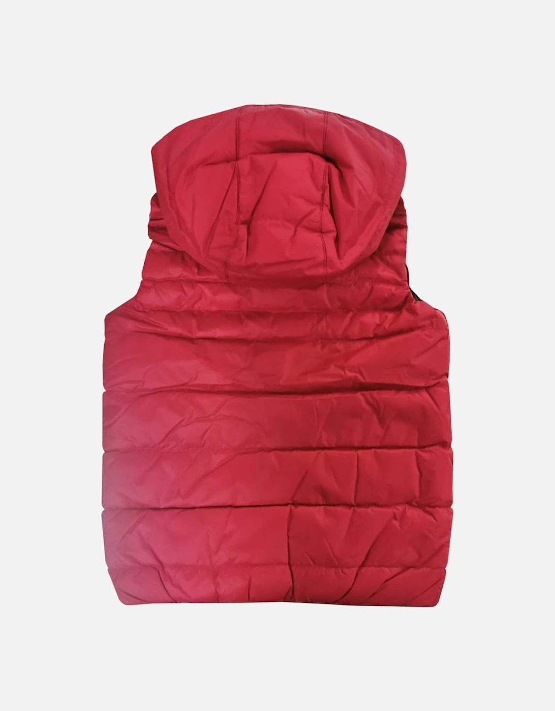Boy's Reversible Red And Black Gilet.
